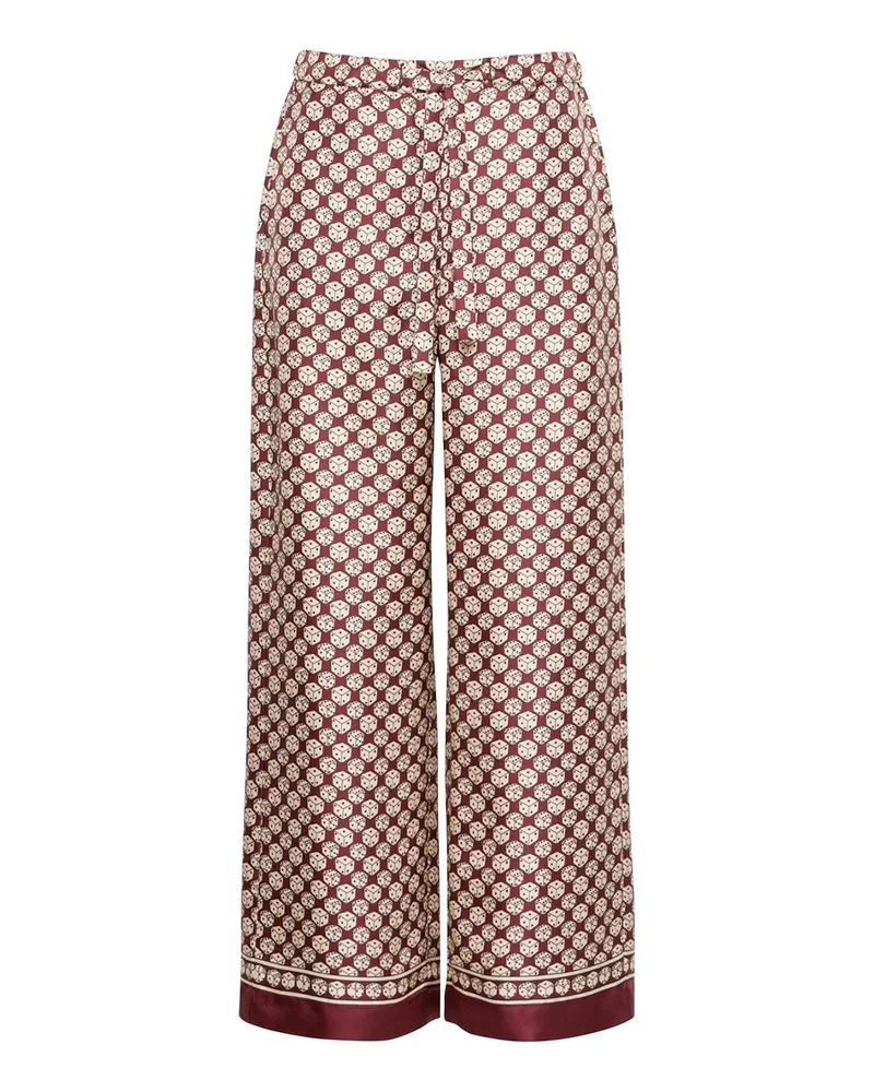 Max Mara Casual Hose - Dunkelrot Dunkelrot