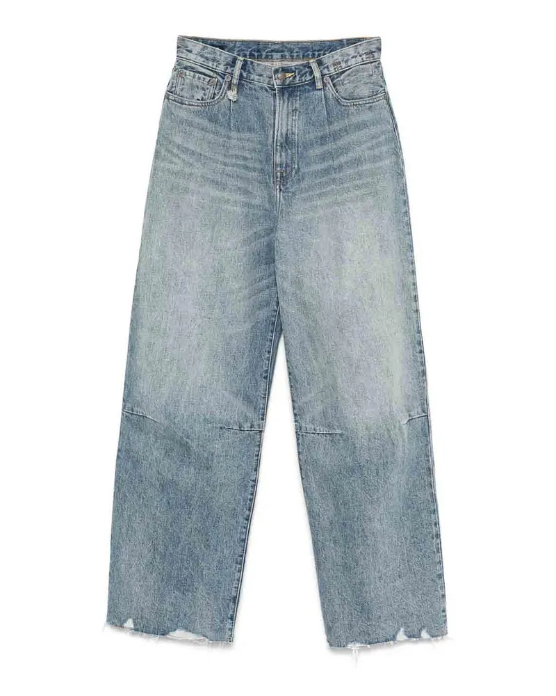 R13 Straight Leg Jeans - Blau Blau