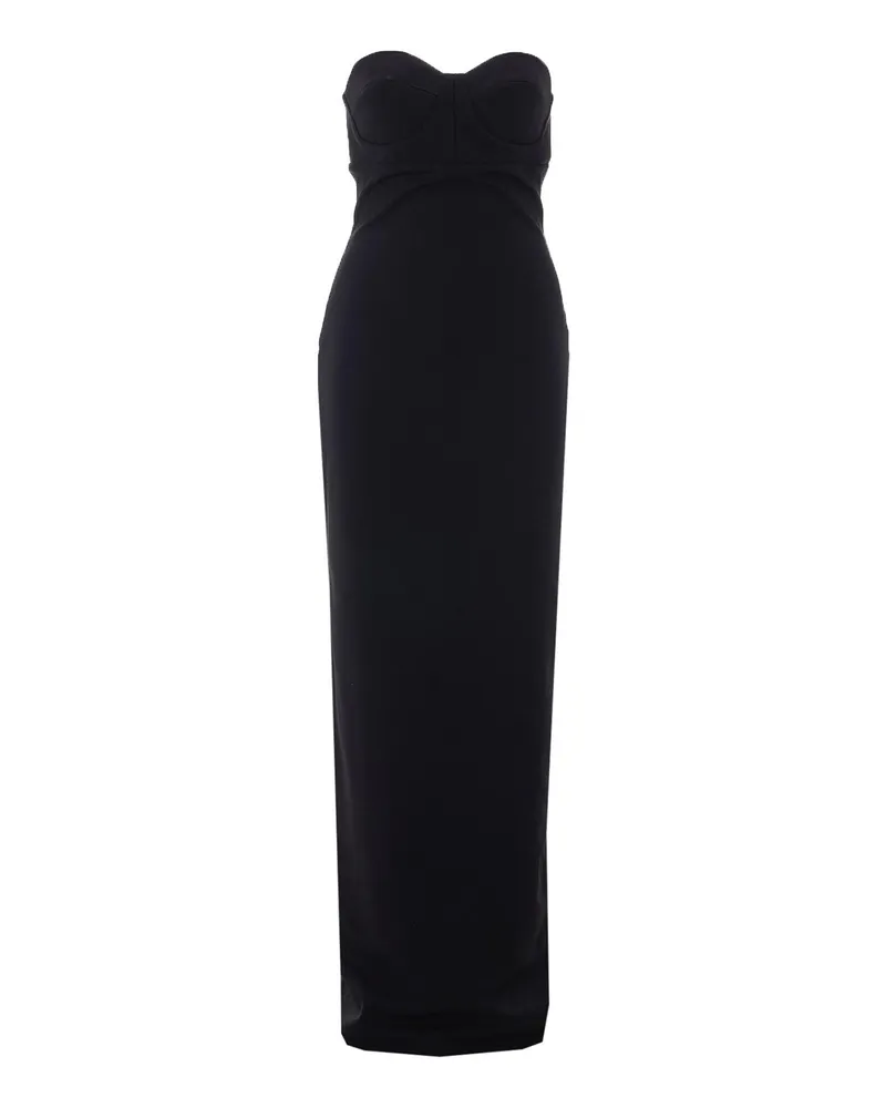 Solace London Maxikleid - Schwarz Schwarz