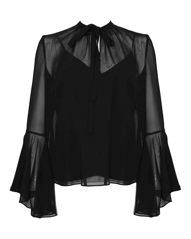 Max Mara Bluse - Schwarz Schwarz