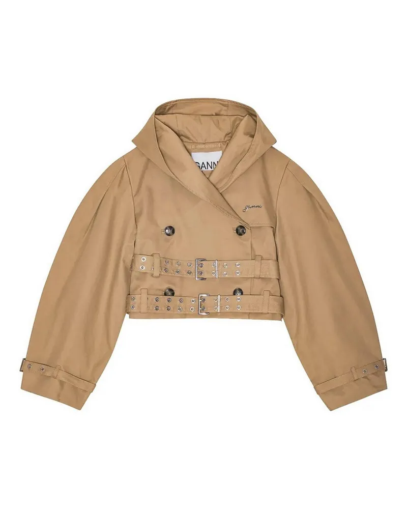 Ganni Casualjacke - Beige Beige
