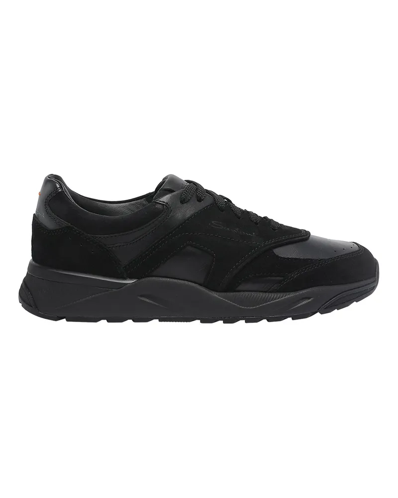 Santoni Sneaker - Schwarz Schwarz
