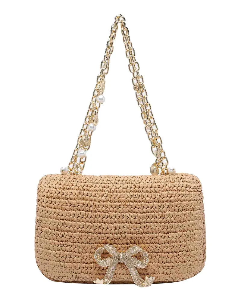 Self-Portrait Schultertasche - Beige Beige