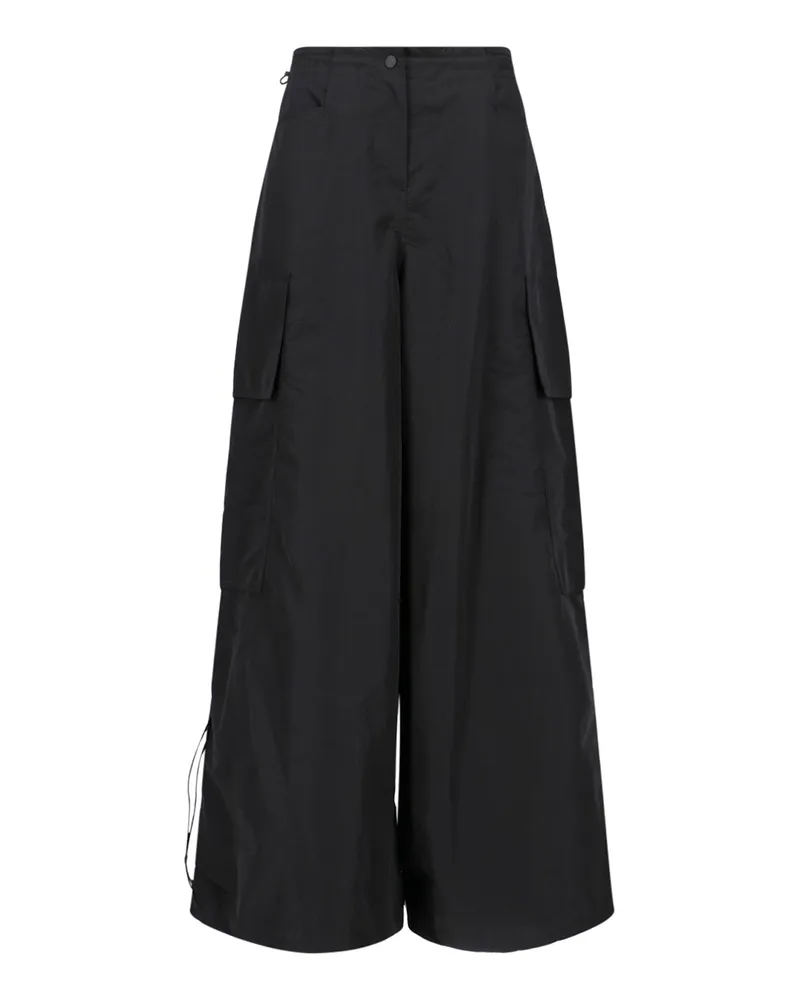 Palm Angels Straight Leg Jeans - Schwarz Schwarz