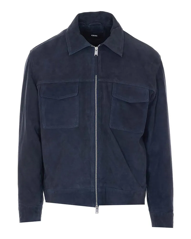 Arma Lederjacke - Blau Blau