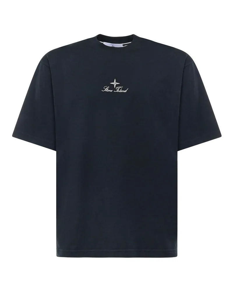 Stone Island T-Shirt - Blau Blau