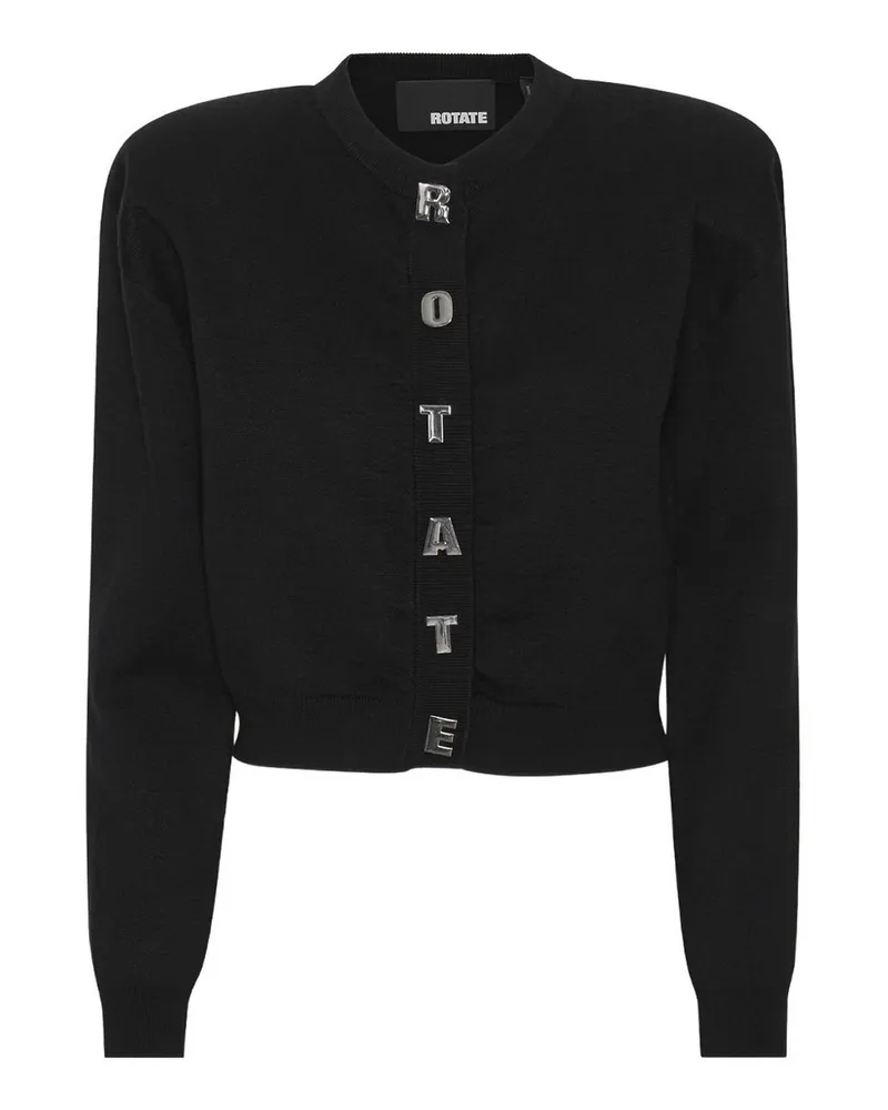 ROTATE Birger Christensen Cardigan - Schwarz Schwarz