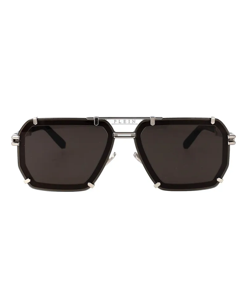 Philipp Plein Sonnenbrille - Schwarz Schwarz