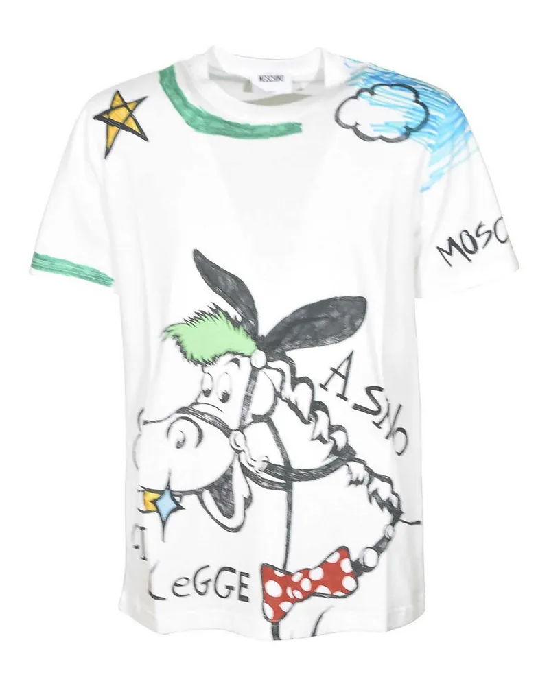 Moschino T-Shirt - Weiß Weiß
