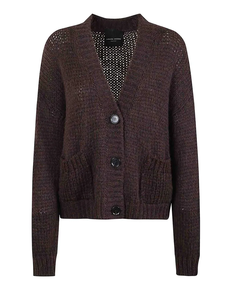 Roberto Collina Cardigan - Braun Braun