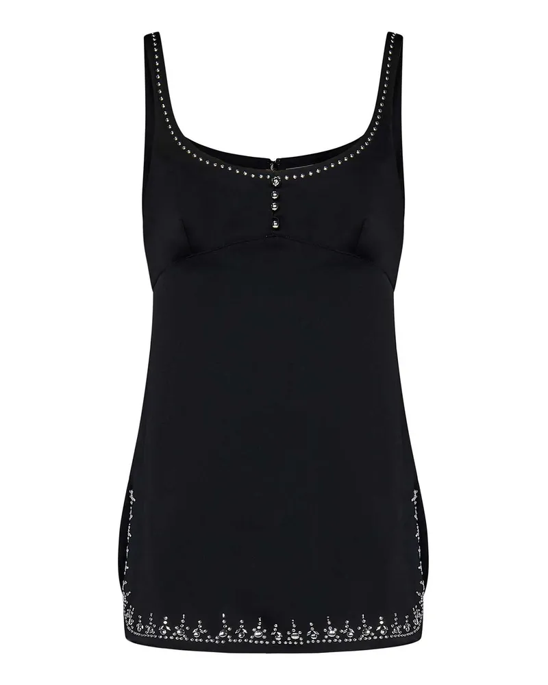 Paco Rabanne Top - Schwarz Schwarz