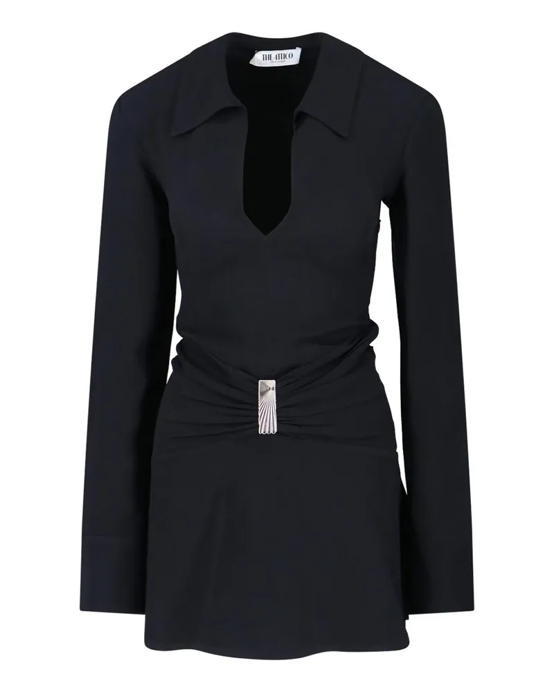 ATTICO Kurzes Kleid - Schwarz Schwarz