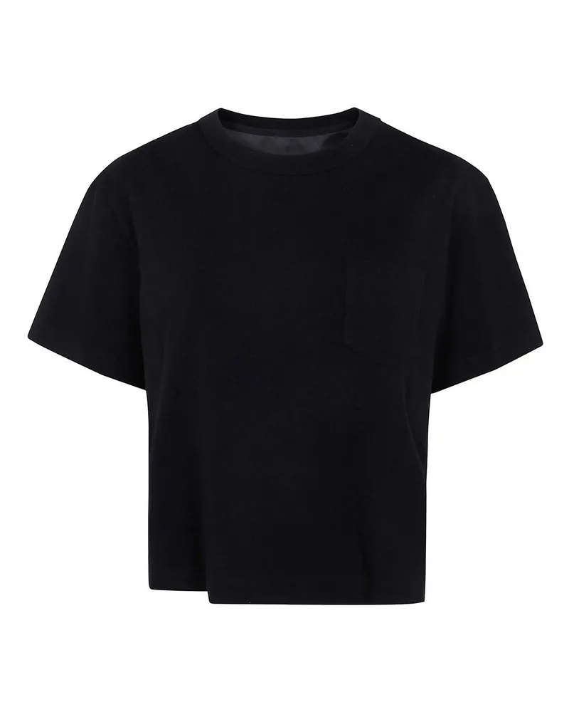 Sacai T-Shirt - Schwarz Schwarz