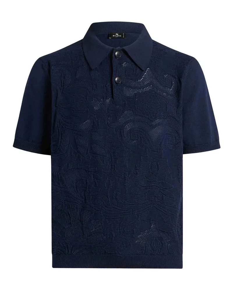 Etro Poloshirt - Blau Blau