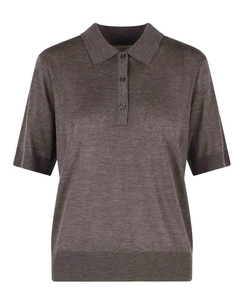 Loulou Studio Poloshirt - Braun Braun