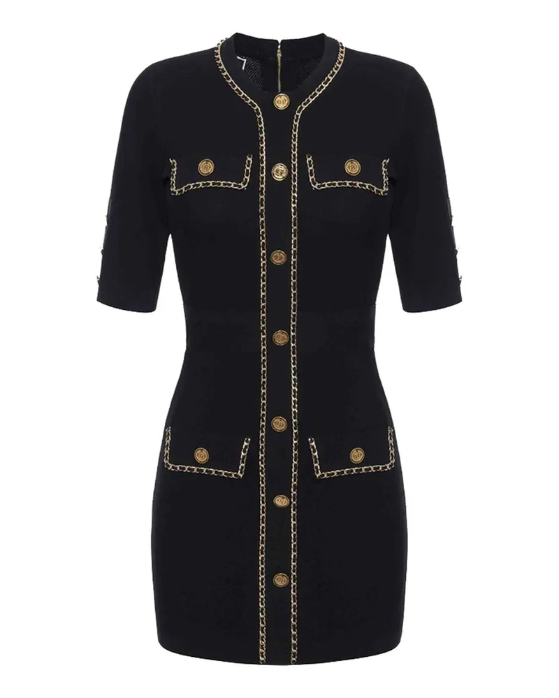 Elisabetta Franchi U-Boot-Pullover - Schwarz Schwarz