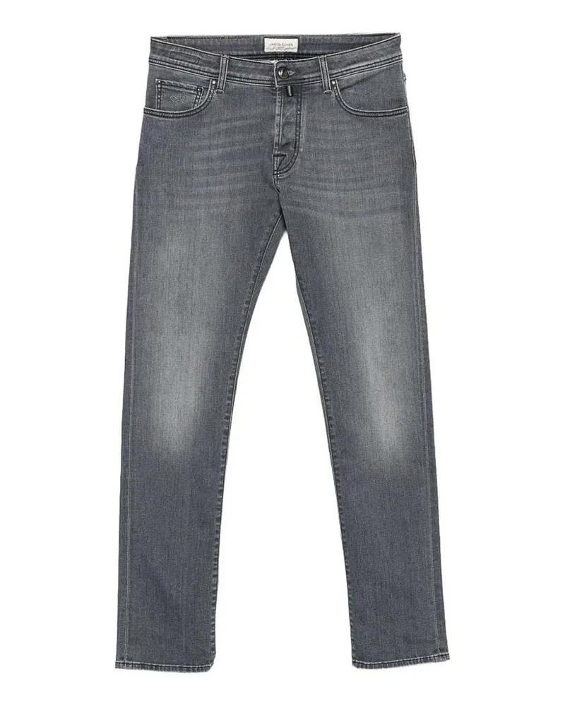 Jacob Cohën Straight Leg Jeans - Grau Grau