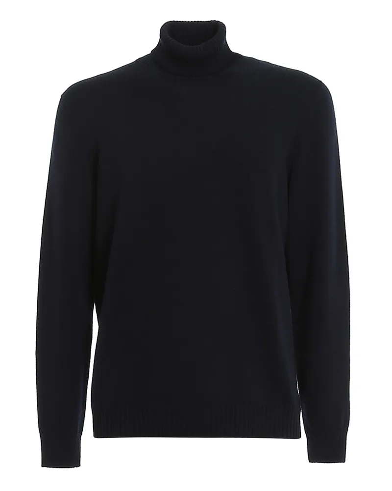 Drumohr  Rollkragenpullover - Dunkelblau Dunkelblau