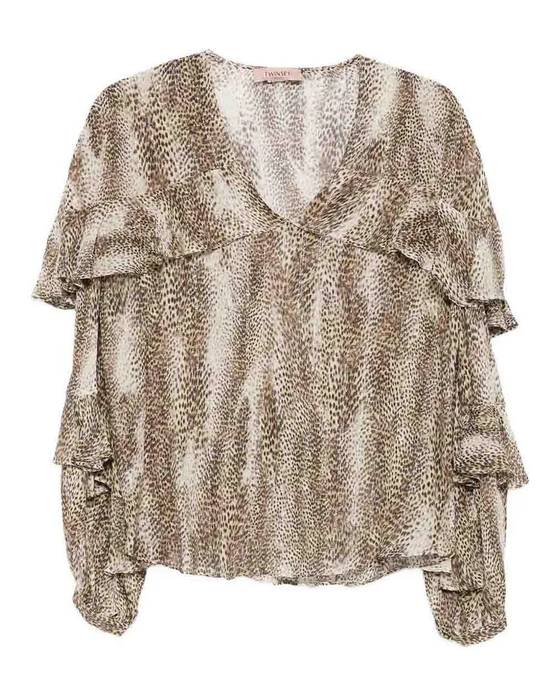 Twin-Set Bluse - Braun Braun
