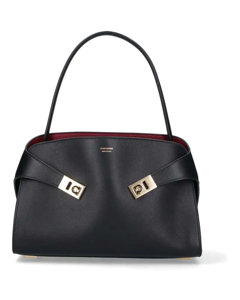 Ferragamo Shopper - Schwarz Schwarz