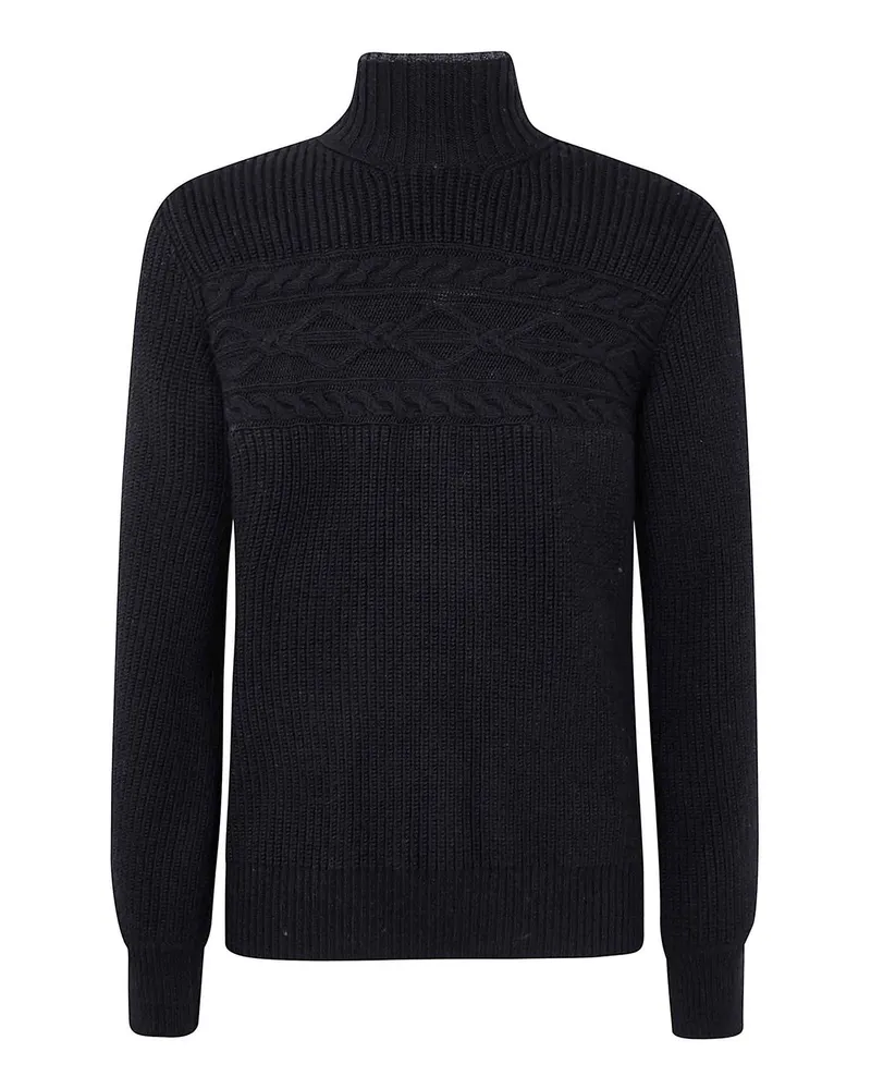 Ermenegildo Zegna Rollkragenpullover - Schwarz Schwarz