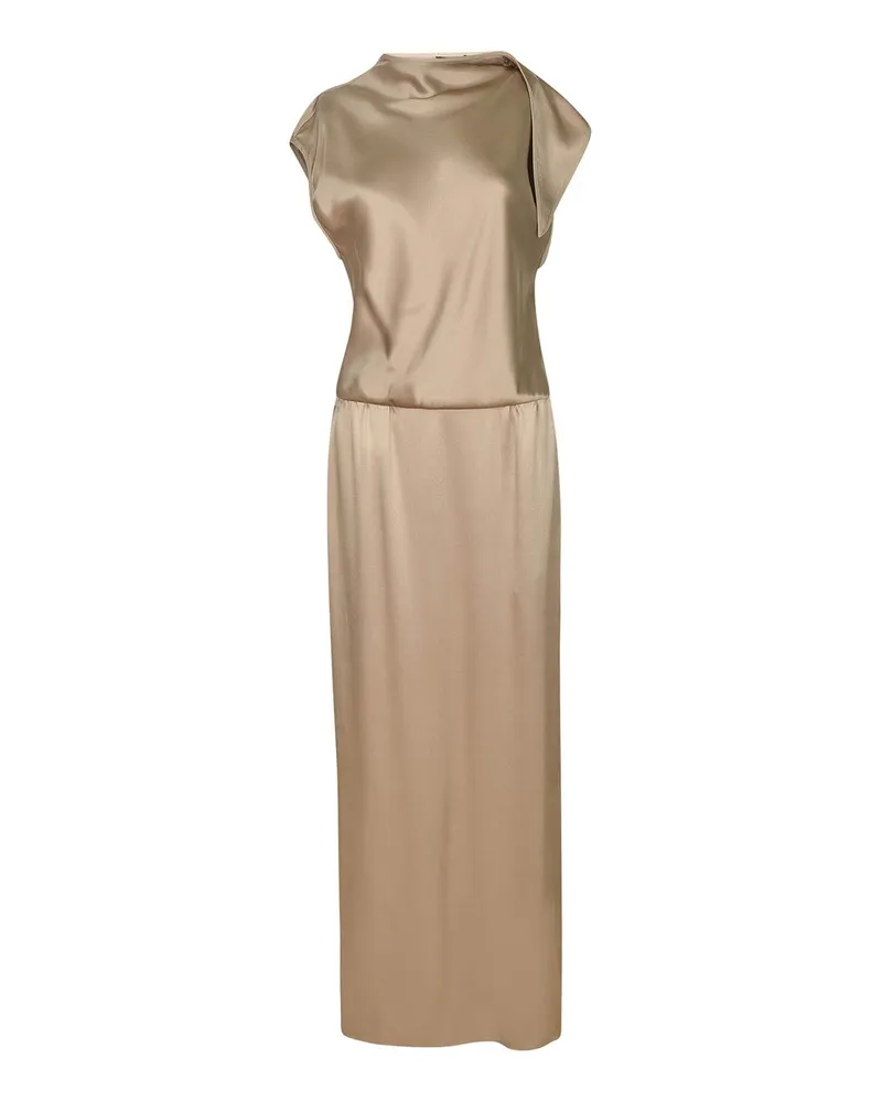 Giorgio Armani Knielanges Kleid - Gold Gold
