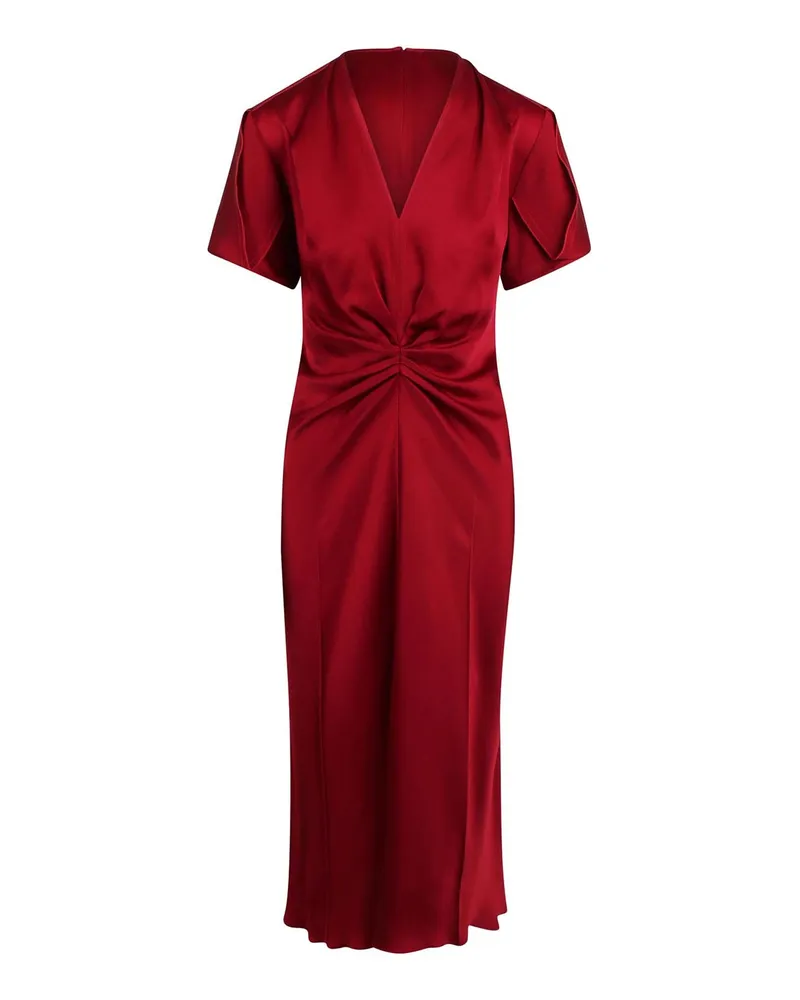 Victoria Beckham Knielanges Kleid - Rot Rot
