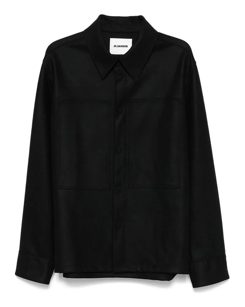 Jil Sander Hemd - Schwarz Schwarz