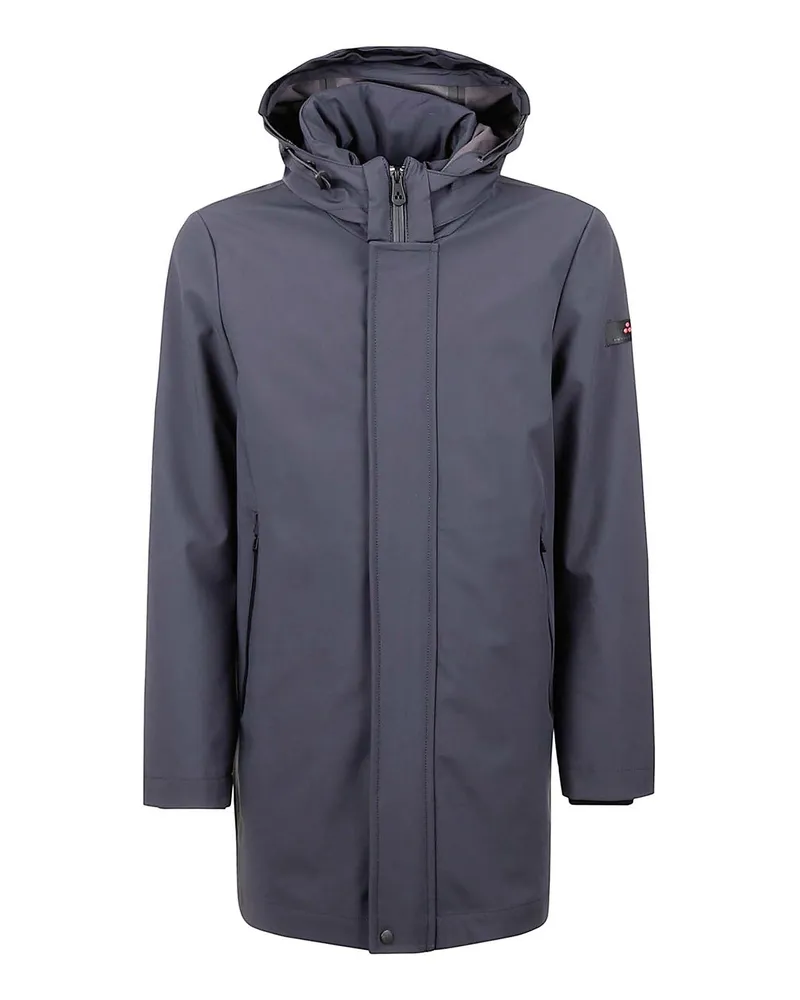 Peuterey Knielanger Mantel - Blau Blau