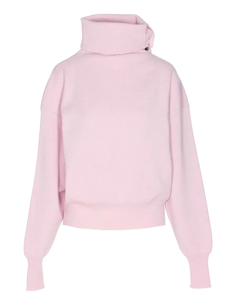 Haikure Rollkragenpullover - Nude Nude