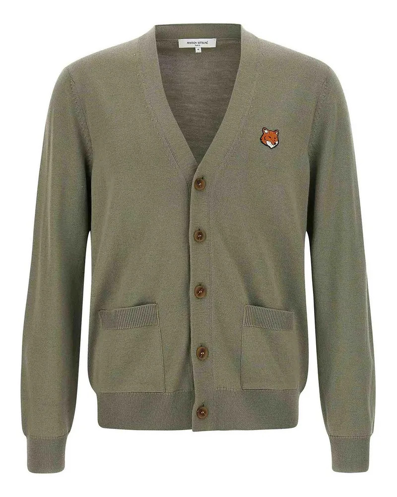 Kitsuné Cardigan - Grün Grün
