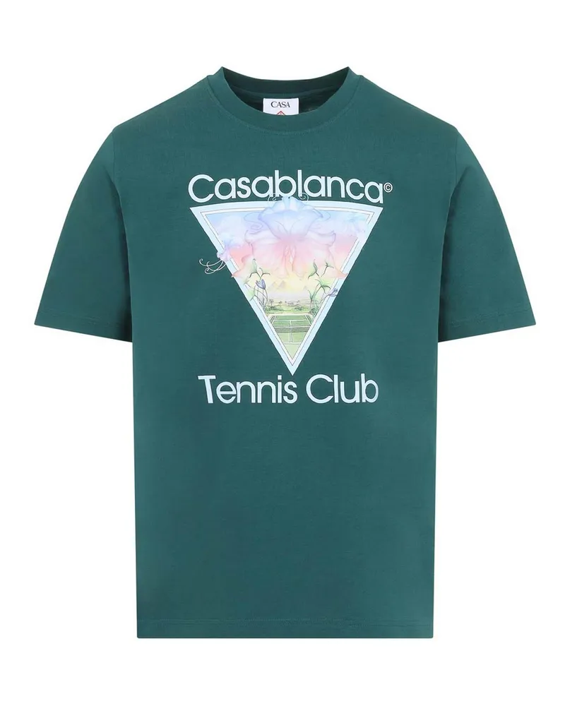 Casablanca Paris T-Shirt - Grün Grün