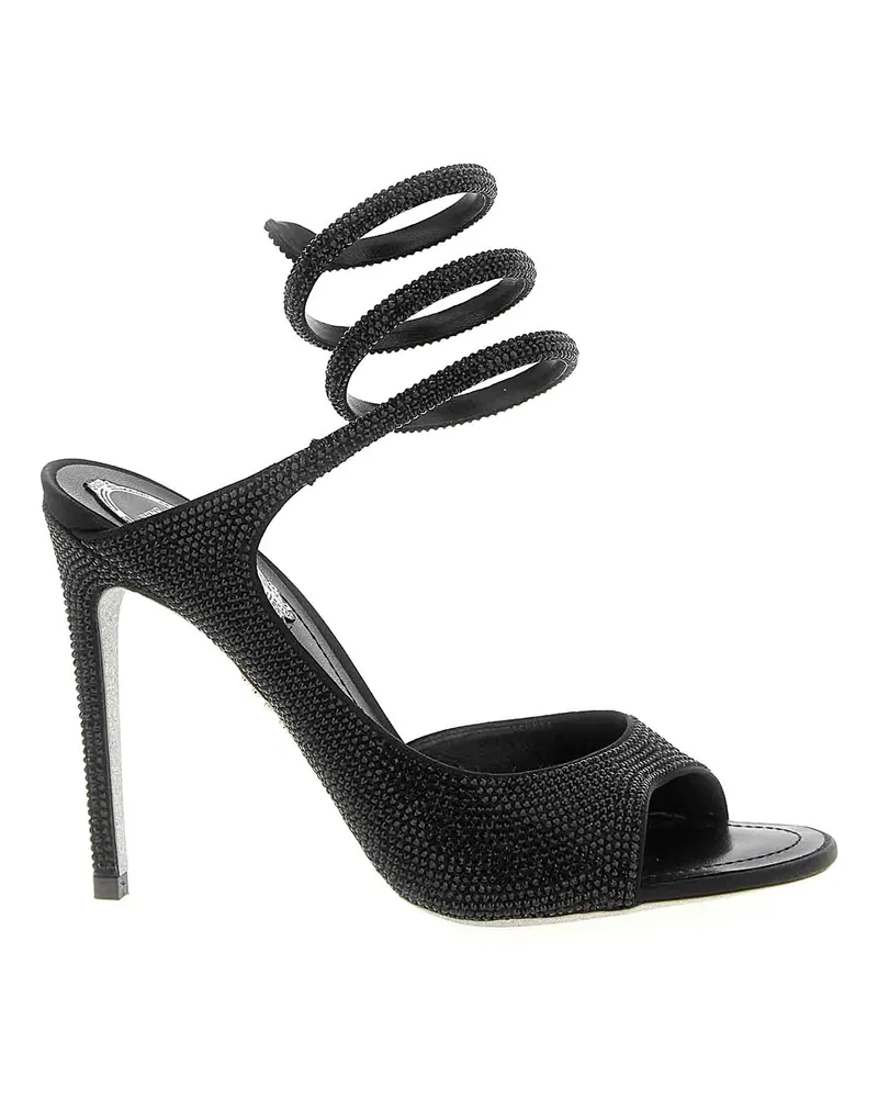 René Caovilla Sandalen - Schwarz Schwarz