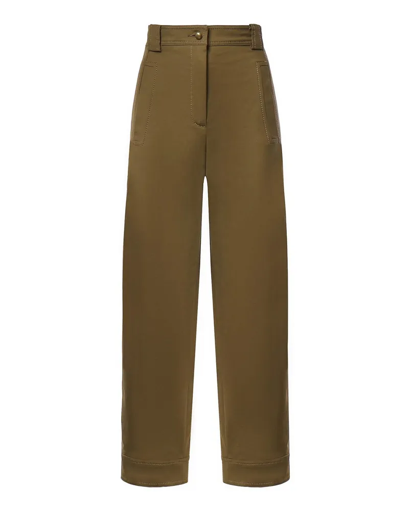 Max Mara Casual Hose - Grün Grün