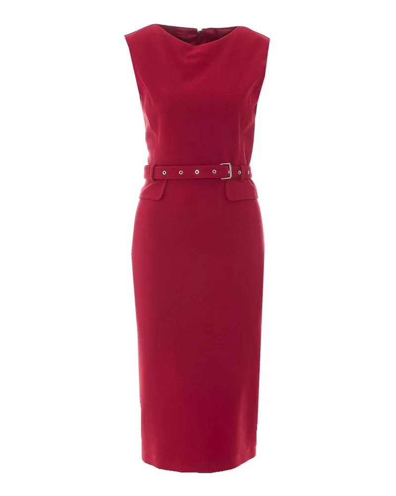Pinko Knielanges Kleid - Rot Rot