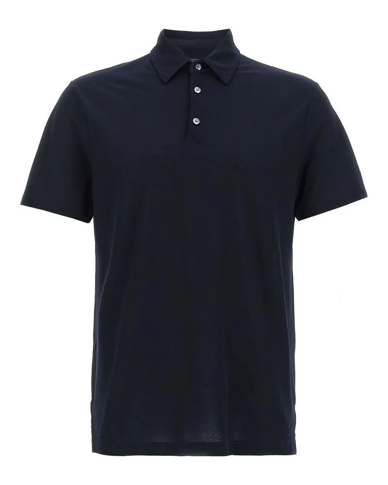 Zanone Poloshirt - Blau Blau