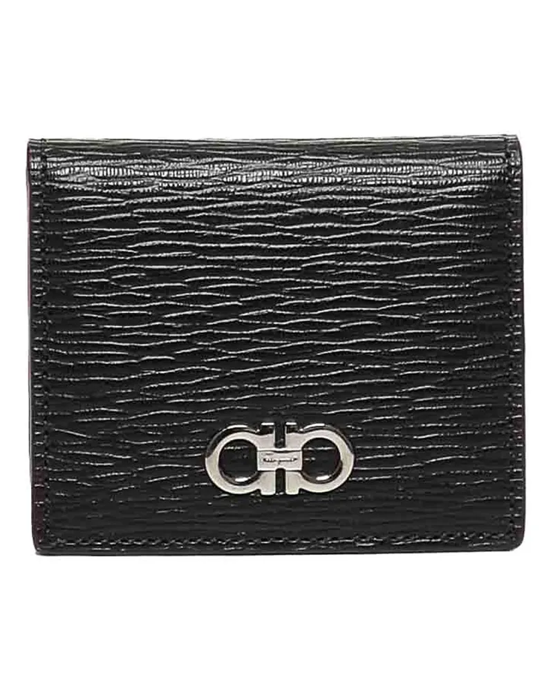 Ferragamo Portemonnaie - Schwarz Schwarz