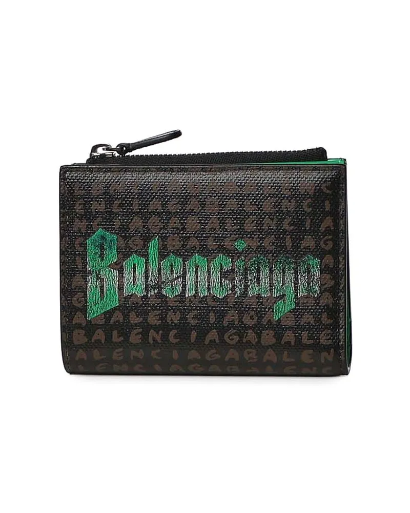 Balenciaga Portemonnaie - Schwarz Schwarz