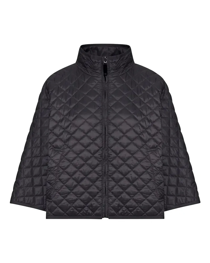 Max Mara Knielanger Mantel - Schwarz Schwarz