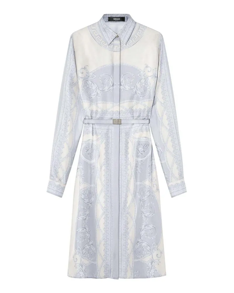 Versace Knielanges Kleid - Silber Silber
