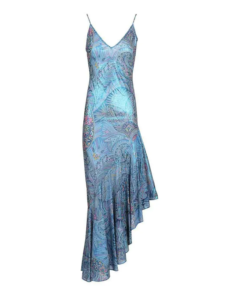 Etro Knielanges Kleid - Blau Blau