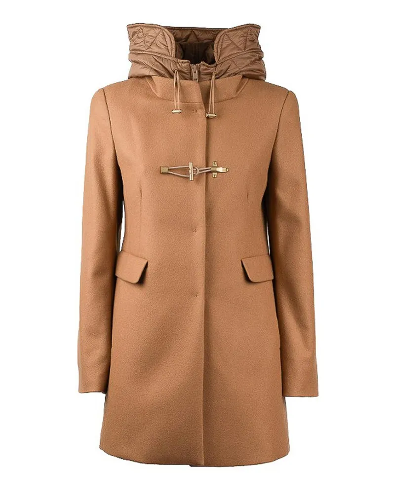 Fay Knielanger Mantel - Camel Camel