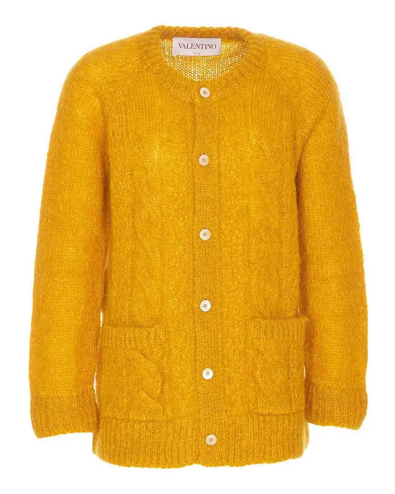 Valentino Garavani Cardigan - Gelb Gelb