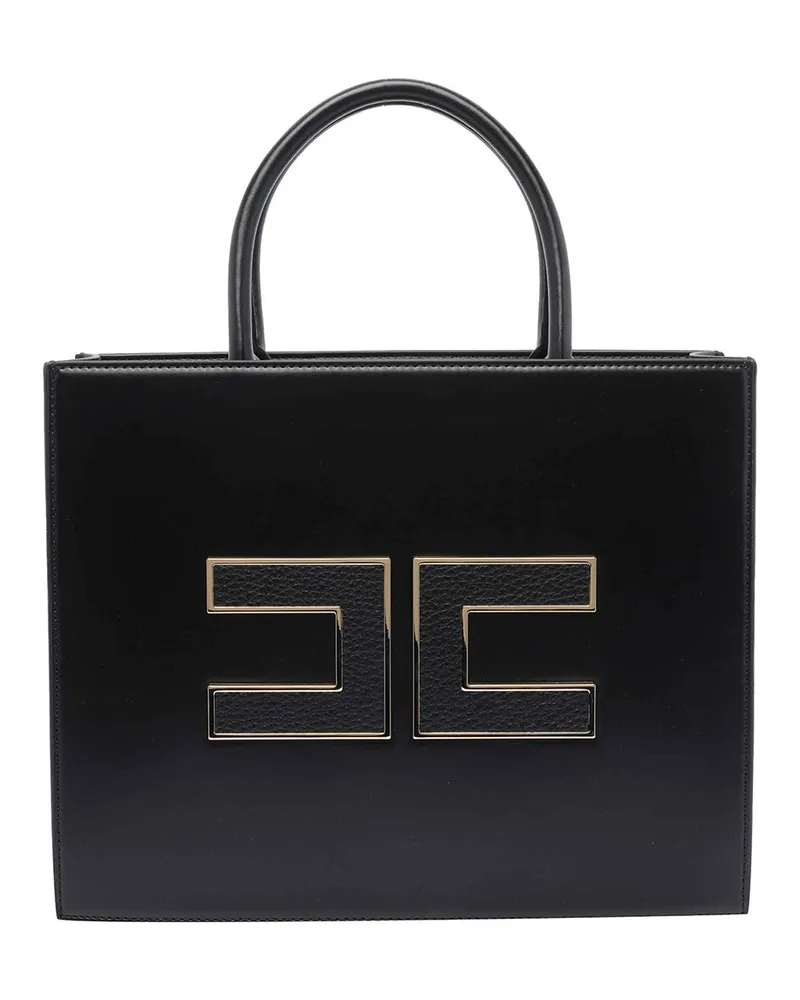 Elisabetta Franchi Shopper - Schwarz Schwarz