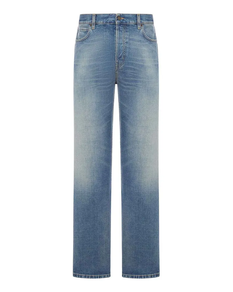 Haikure Straight Leg Jeans - Blau Blau