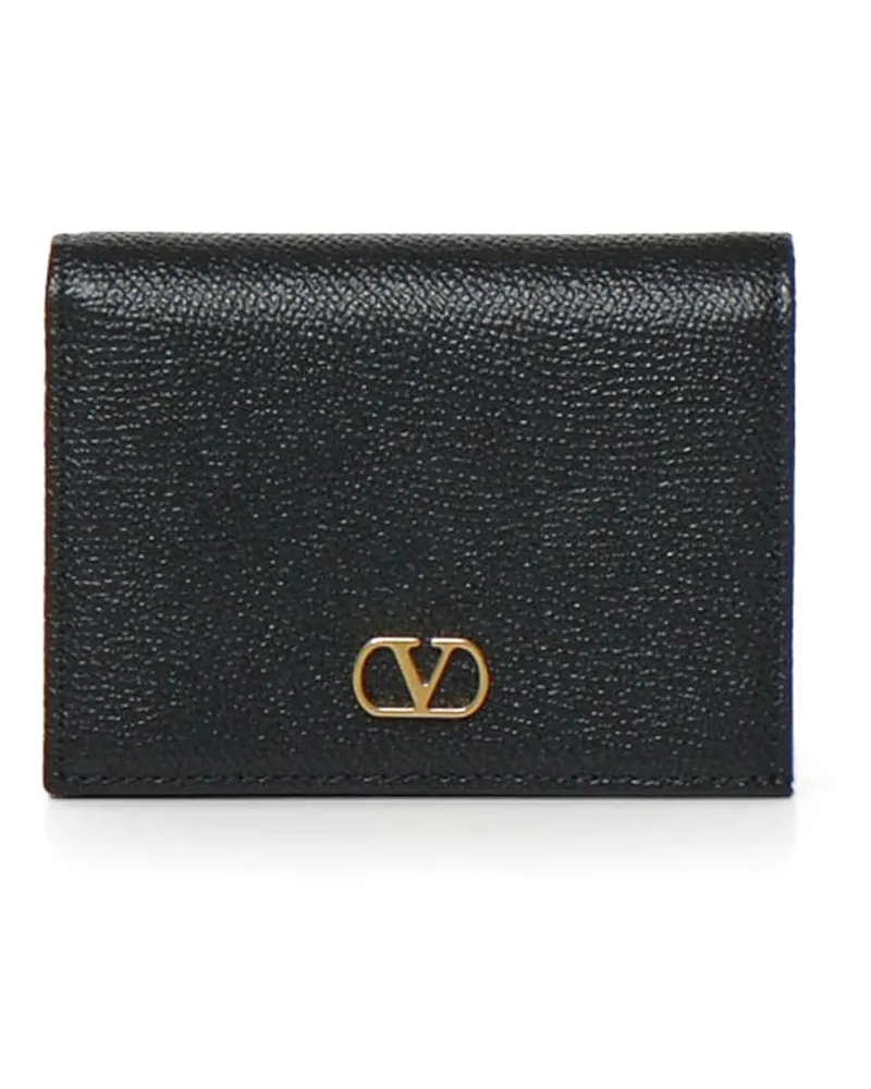 Valentino Garavani Portemonnaie - Schwarz Schwarz