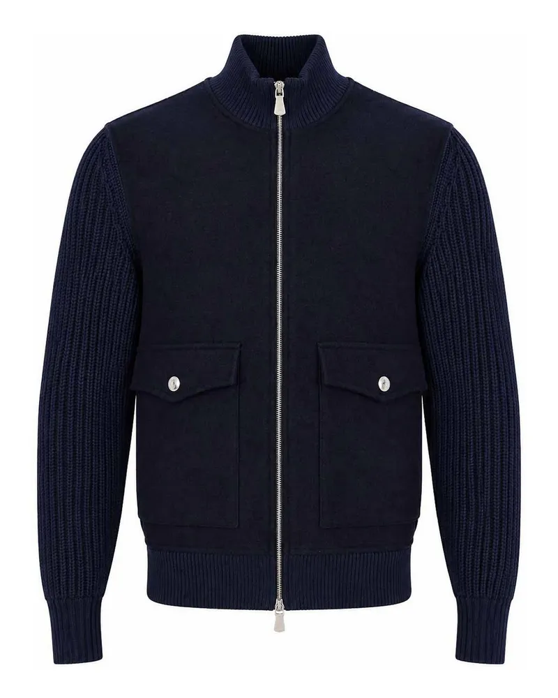 Eleventy Bomberjacke - Blau Blau