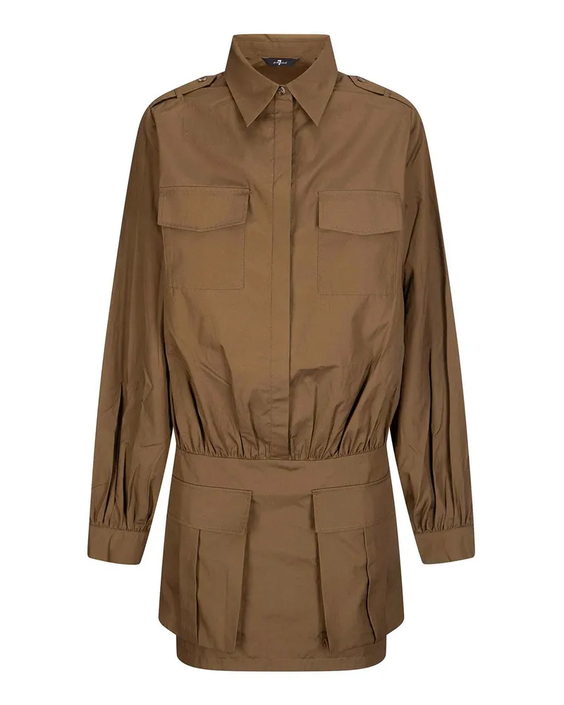 7 for all mankind Kurzes Kleid - Braun Braun