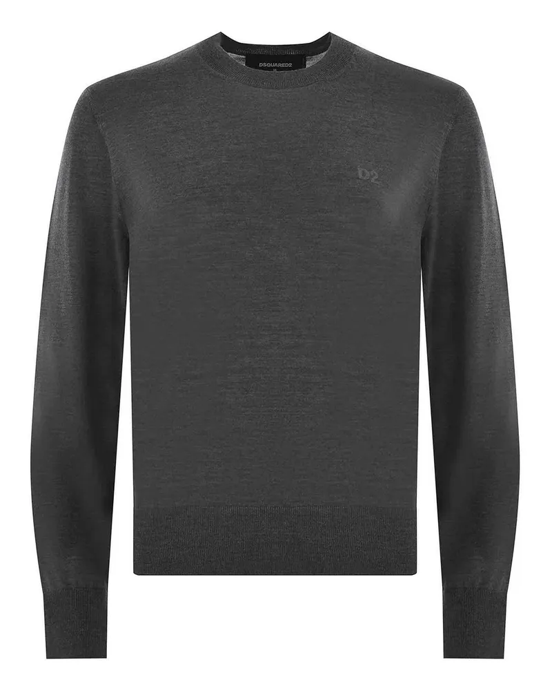 Dsquared2 Rundhalspullover - Grau Grau