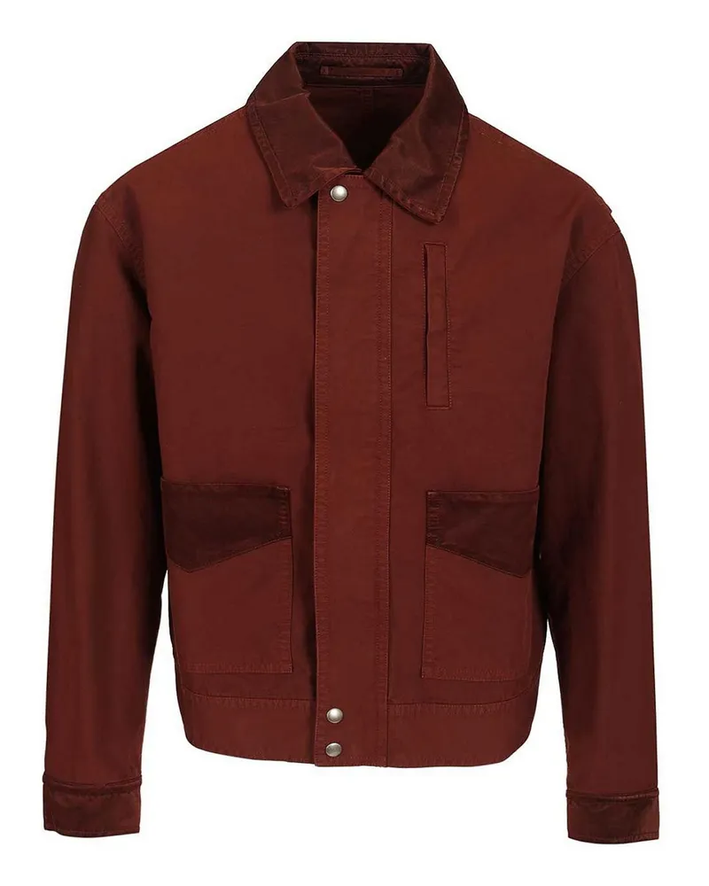 Dries van Noten Casualjacke - Dunkelrot Dunkelrot